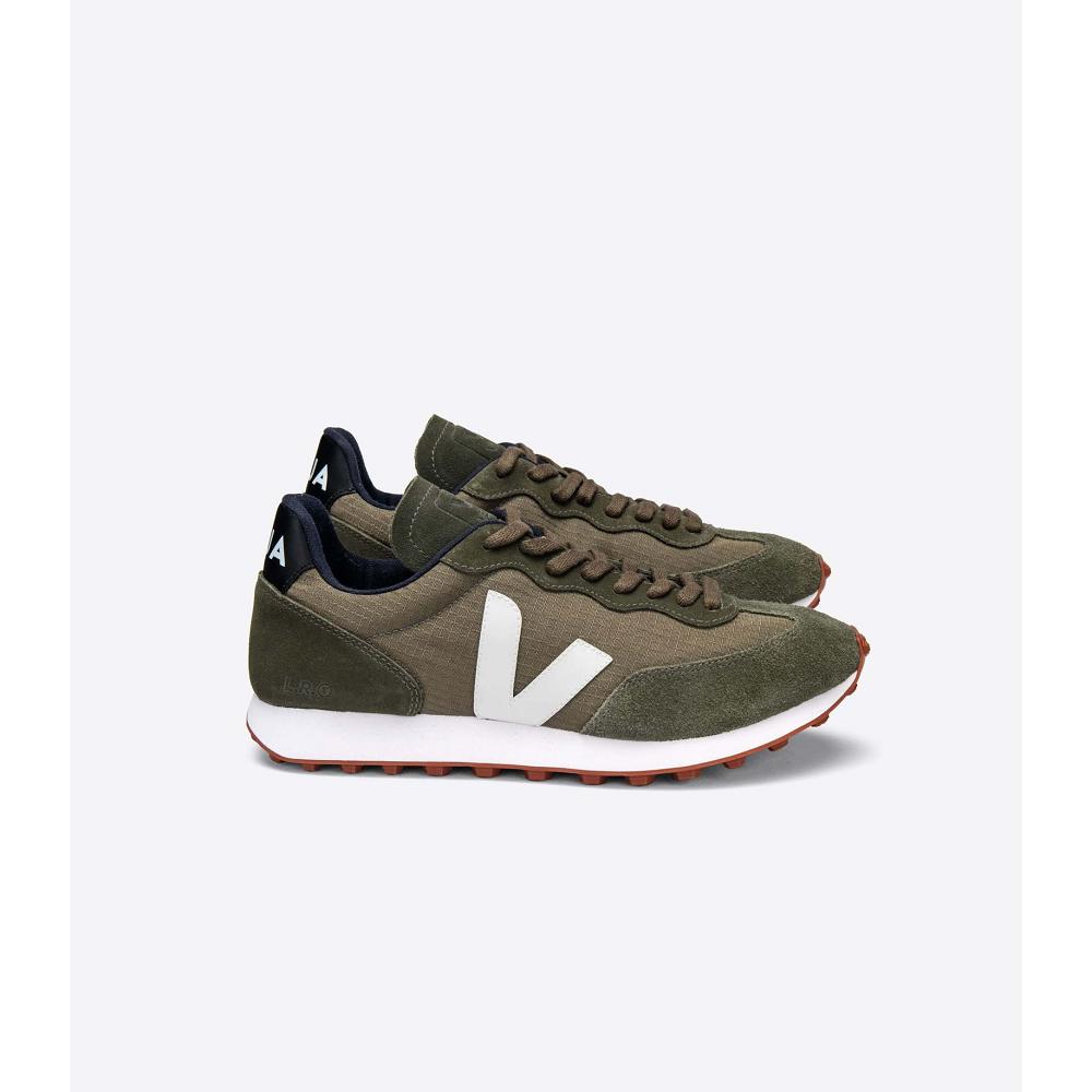 Olive Men\'s Veja RIO BRANCO RIPSTOP Running Shoes | AU 165RVD